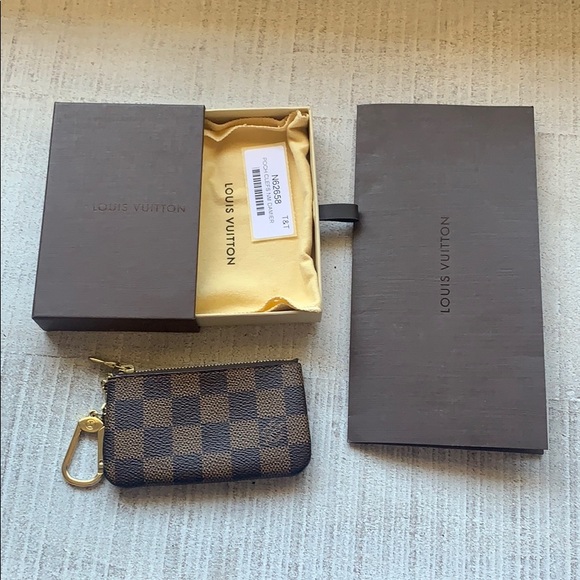 Louis Vuitton Handbags - Louis Vuitton Cles Key Pouch Damier Ebene